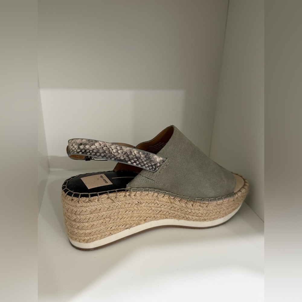 Dolce Vita Multicolor Marlo wedge platform espadrille sandals (10 M) (read) - Picture 8 of 16